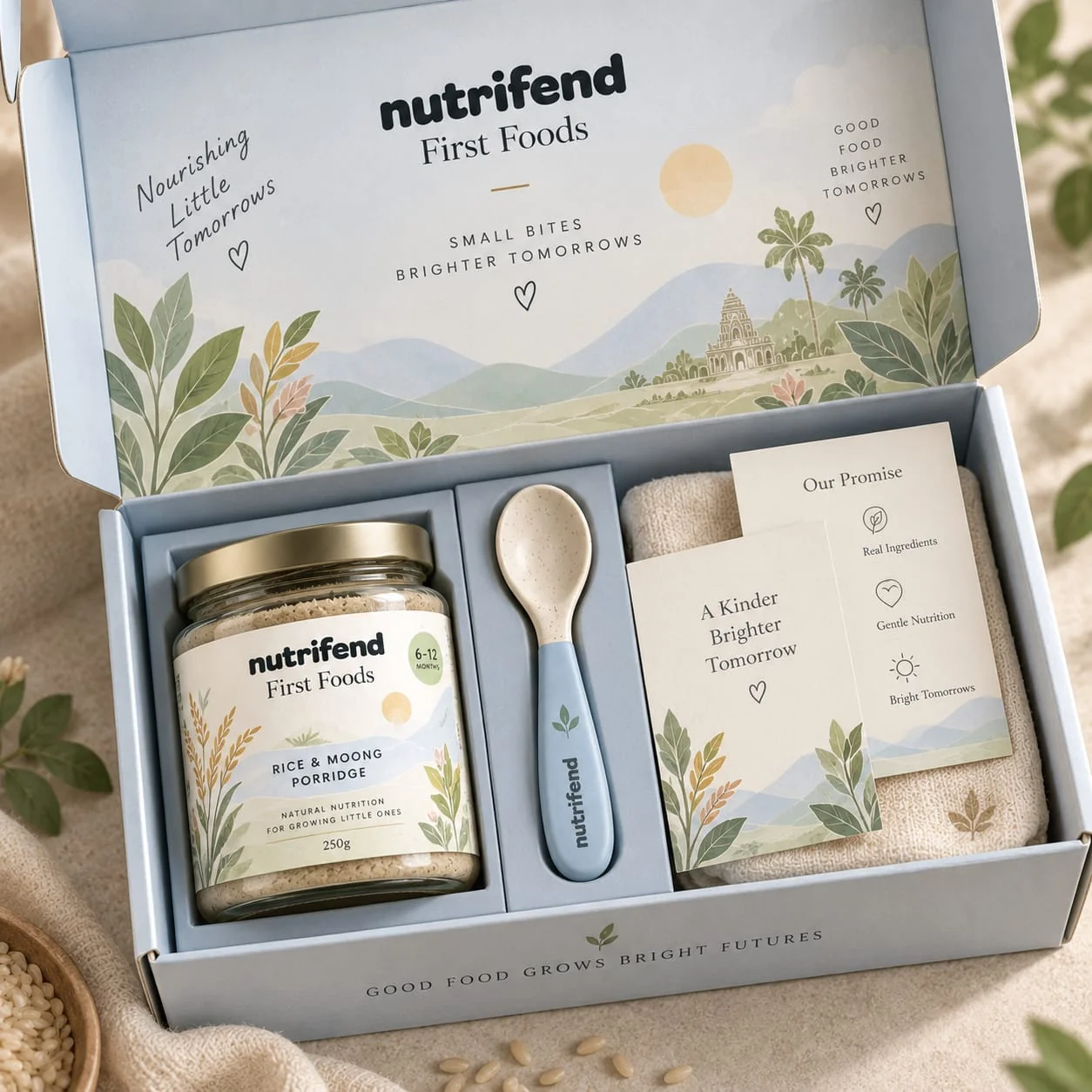 First Foods · the unboxing experience